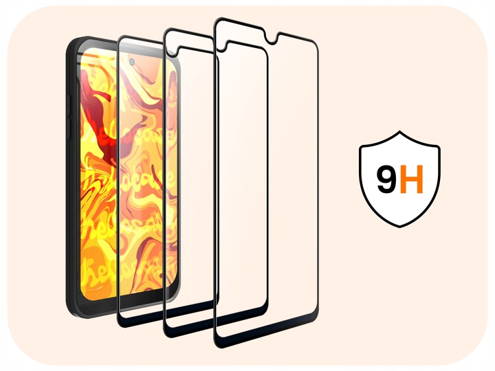 3-pak SZKŁO HARTOWANE DO Samsung Galaxy S23 / S22 PEŁNE 9H ochronne 5D