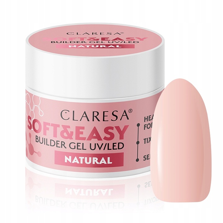 Claresa ŻEL BUDUJĄCY CLARESA SOFT & EASY BUILDER GEL NATURAL 45g