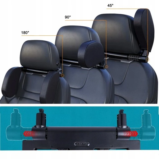 ZAGŁÓWEK PODUSZKA NA GŁOWE DO SAMOCHODU UCHWYT TEL