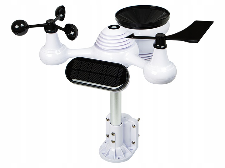 STACJA POGODOWA POGODY BEZPRZEWODOWA METEO TERMOMETR HIGROMETR ZEGAR