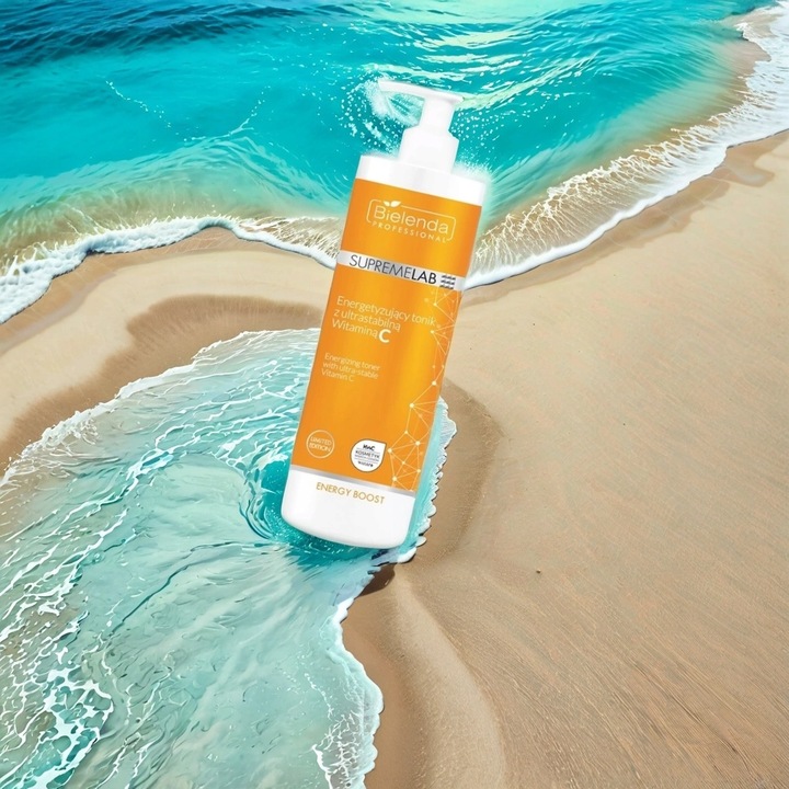 TONIK DO TWARZY BIELENDA SUPREMELAB ENERGETYZUJĄCY Z WITAMINĄ C 500ML