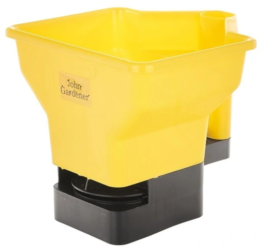 SIEWNIK RĘCZNY OGRODOWY ROZSIEWACZ DO NASION TRAWY NAWOZU SOLI PIASKU