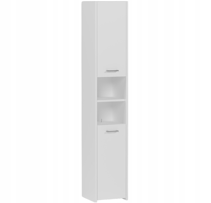 Nowoczesna SZAFKA ŁAZIENKOWA SŁUPEK 40CM BIAŁA Ł-1