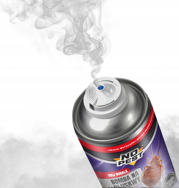 BOMBA NA PLUSKWY KARALUCHY PAJĄKI FOGGER NO PEST 400ML GRANAT ULTRA