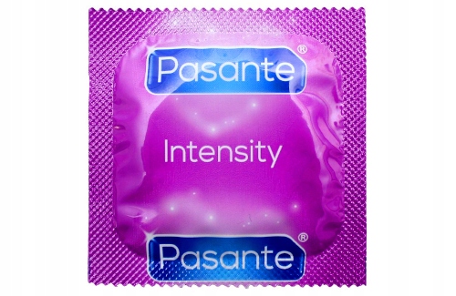 Prezerwatywy PASANTE INTENSITY prążki wypustki orgazm dla par 100 szt.
