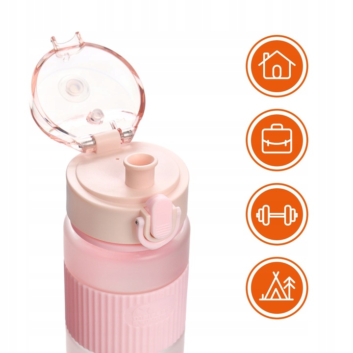 Butelka na wodę bidon tritan z blokadą BPAfree Majestic Sport 540 ml