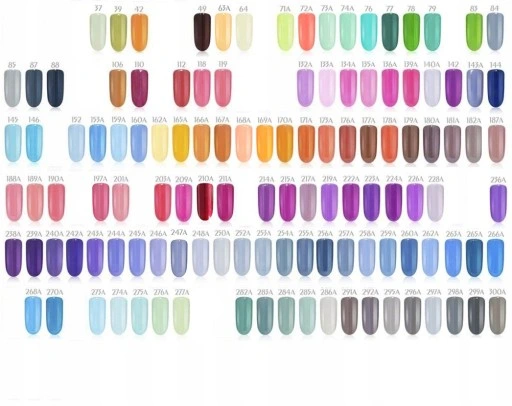 Zestaw MANICURE HYBRYDOWE Startowy do Paznokci LAMPA 48W LED UV AKCESORIA