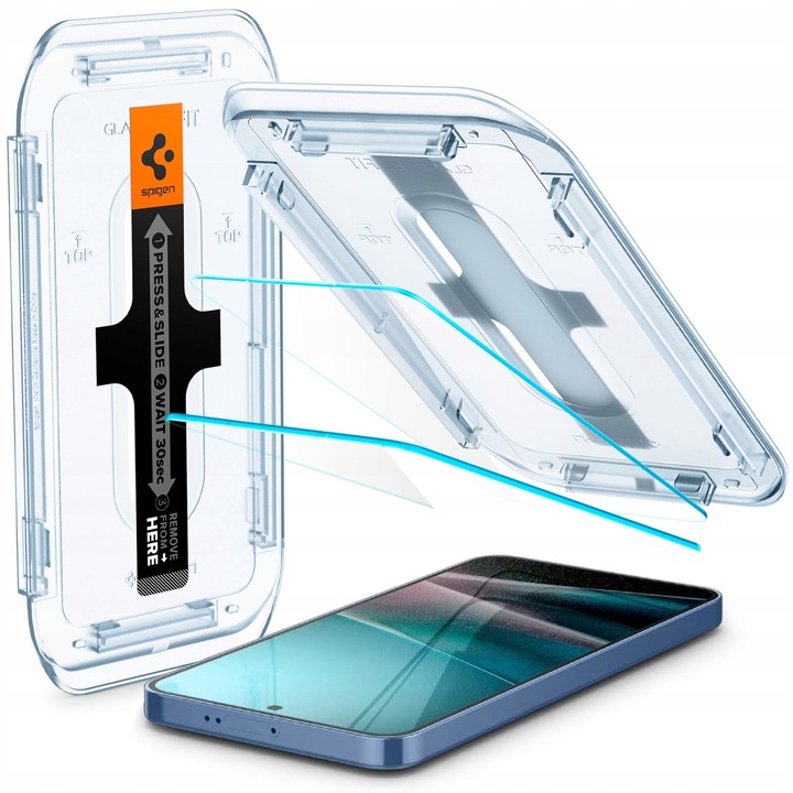 Szkło hartowane Spigen EZ Fit 2P do Galaxy S25+ / S24 Plus, szybka do etui