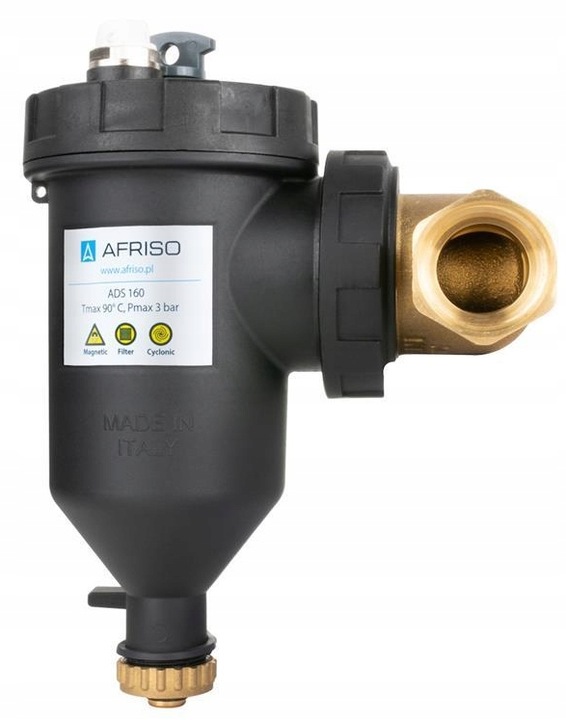 SEPARATOR FILTR ODMULNIK ZANIECZYSZCZEŃ MAGNETYCZNY INSTALACJI CO ADS160 1"