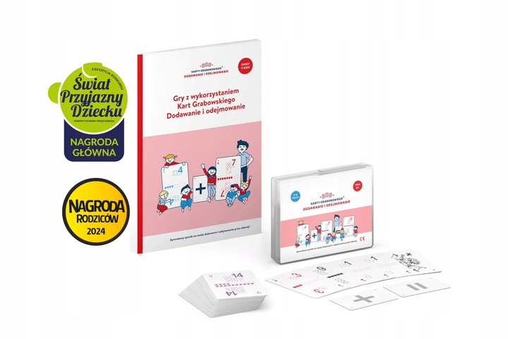 Karty Grabowskiego Dodawanie i odejmowanie - 9 gier