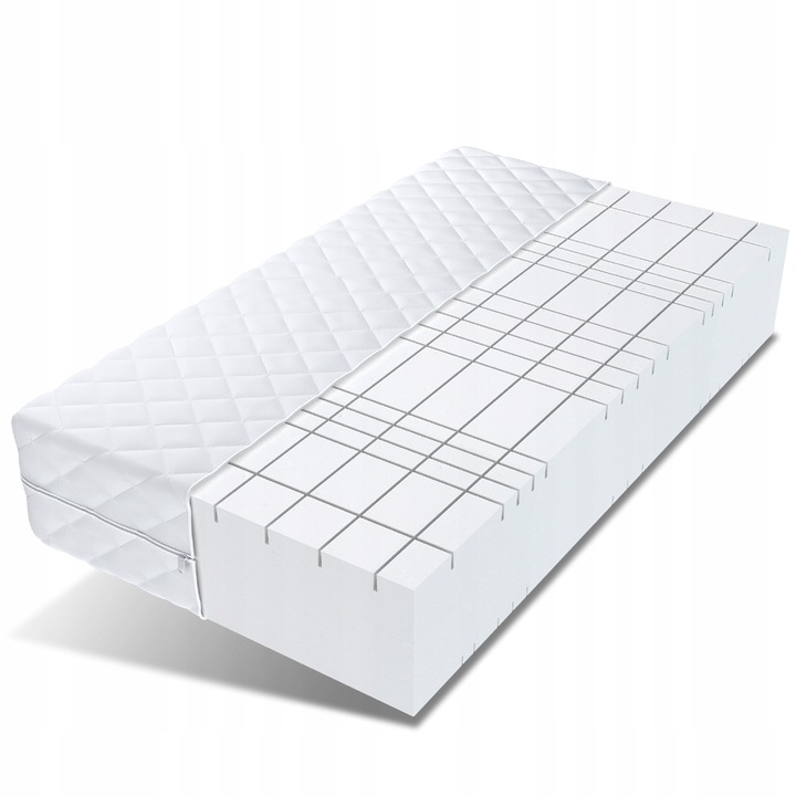 Materac 160x200 strefowy HR twardy PEARL MAX PLUS