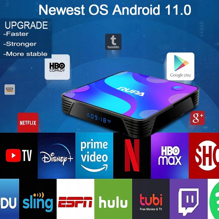 SMART BOX TV ANDROID 11.0 4GB/32GB