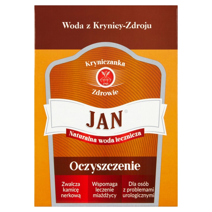 Woda Lecznicza Jan Oczyszczenie 3 l x 3 sztuk
