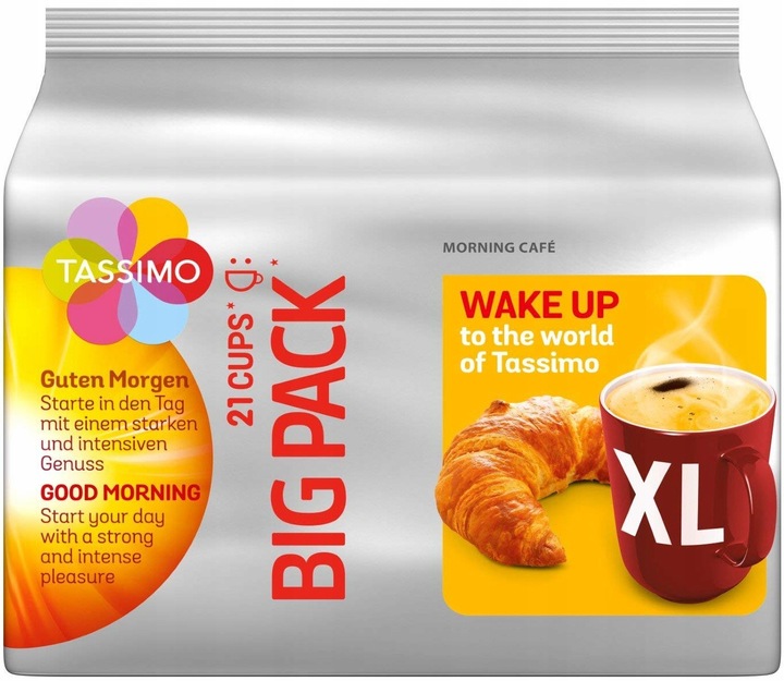 Kapsułki TASSIMO Jacobs Morning Cafe XL 3 x 21 szt
