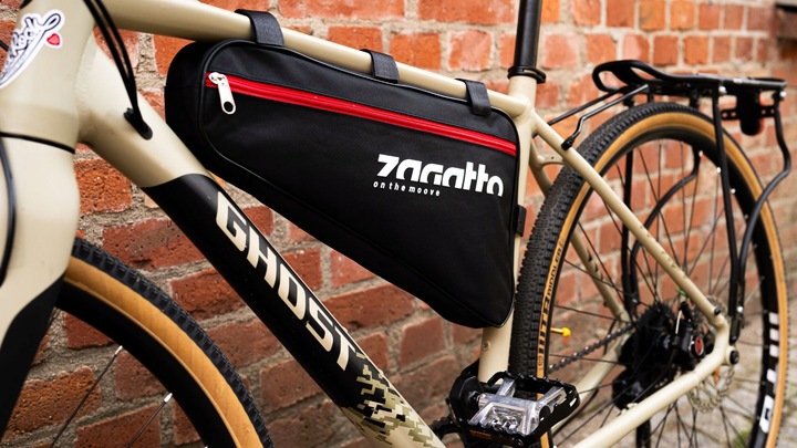Sakwa na rower sakwa rowerowa pod ramę torba rowerowa duża pojemna ZAGATTO