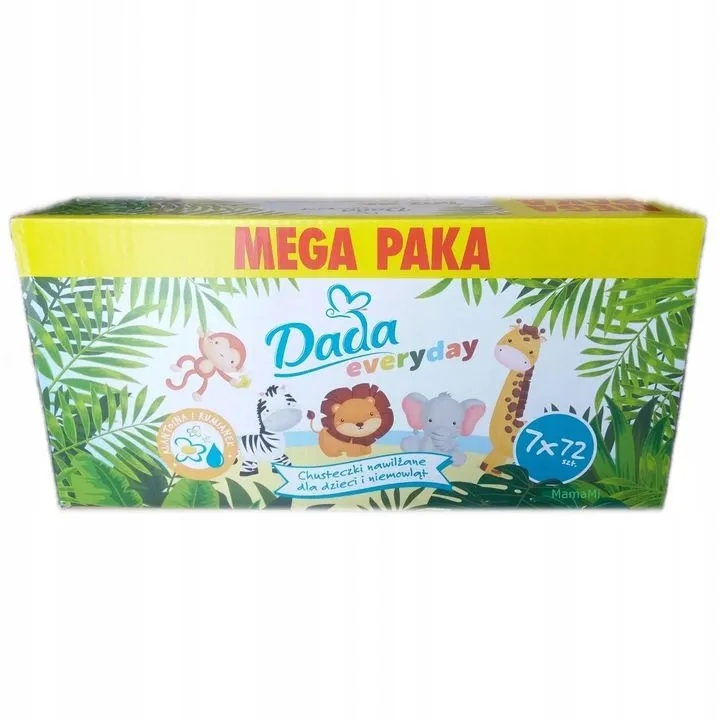 Chusteczki nawilżane DADA EVERYDAY 7 x 72 szt.