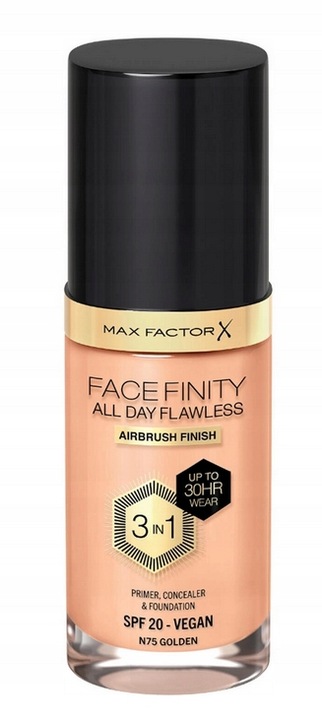 MAX FACTOR Facefinity All Day Podkład kryjący do twarzy 30 ml - N75 Golden