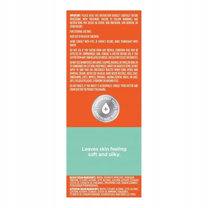 Rozjaśniacz do włosów twarzy i ciała vegan Bleach Cream Sally Hansen 100 ml