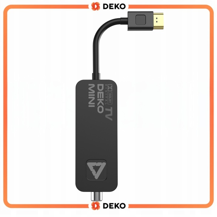 TUNER DEKODER DVB-T2TV NAZIEMNEJ DEKO TV MINI HEVC HDMI PILOT