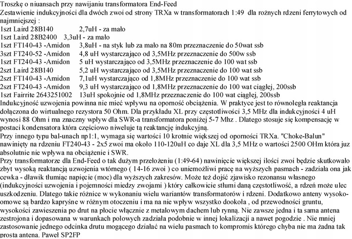 Rdzeń ferrytowy Amidon FT140-43