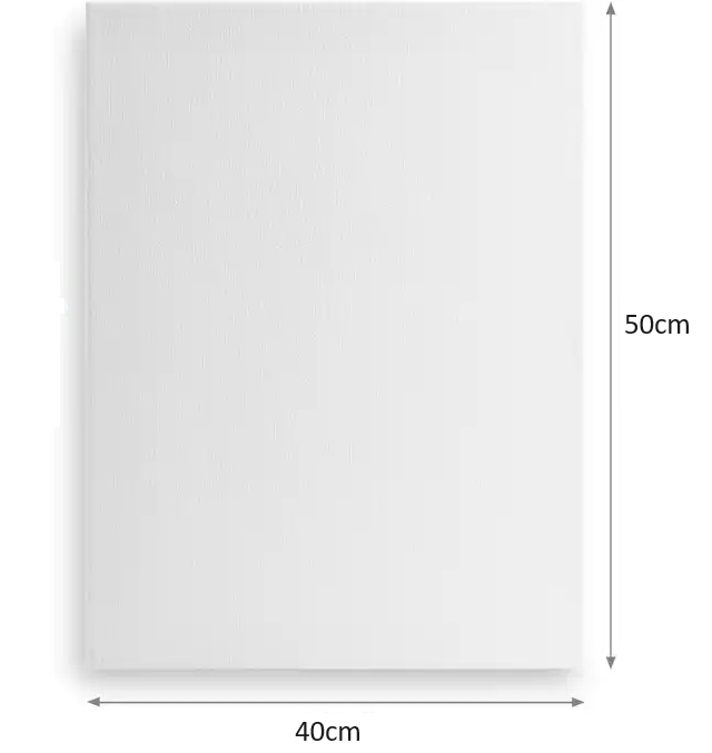 PŁÓTNO MALARSKIE DO MALOWANIA PROFESJONALNE PODOBRAZIE ZESTAW 3szt 40x50 cm