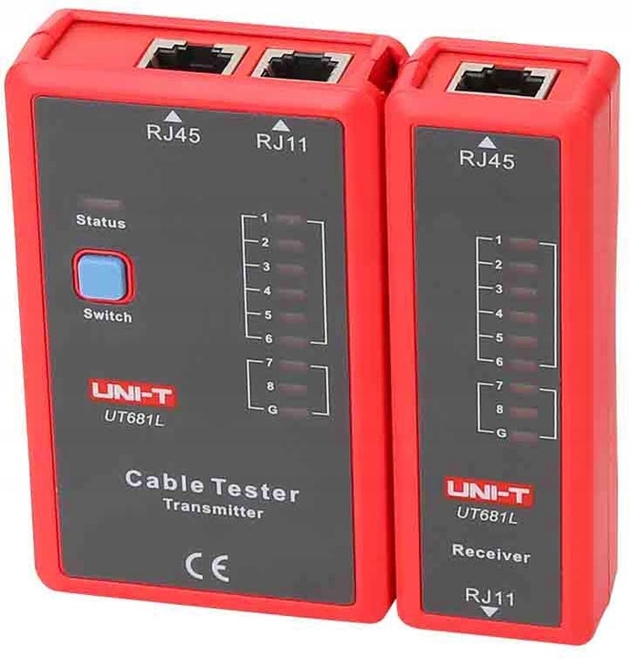 Tester kabli skrętka sieci Uni-T UT681L RJ11 RJ45