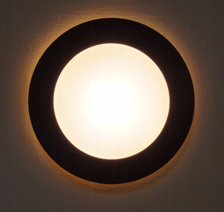 Oprawa schodowa oświetlenie schodowe LED 230V OKRĄGŁA BIAŁA Czujnik Ruchu