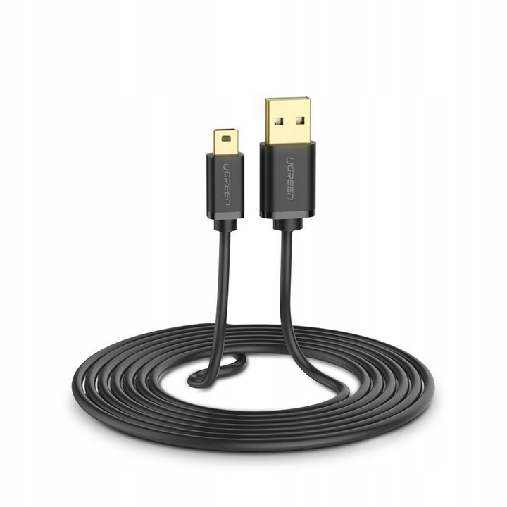 Pozłacany kabel USB- mini USB 3 m jakość przewód Ugreen do nawigacji kamery