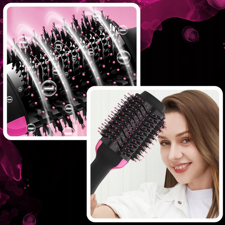 SZCZOTKA SUSZARKA 4W1 WŁOSÓW PROSTOWNICA LOKÓWKA Duża Moc 1000W Szybka