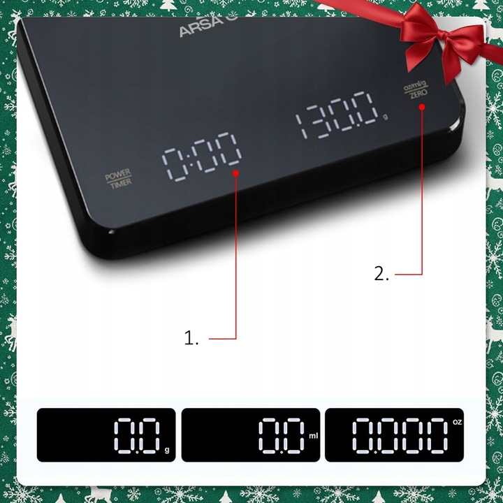 ELEKTRONICZNA WAGA KUCHENNA PRECYZYJNA 3000g I 0,1g WYŚWIETLACZ