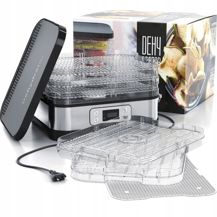 Suszarka do grzybów owoców warzyw DUŻA MOCNA 500W TERMOOBIEG REGULACJA