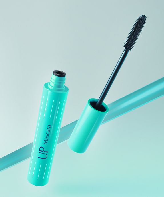 UP MASCARA pogrubiająca wydłużająca TUSZ DO RZĘS odżywka CZARNY