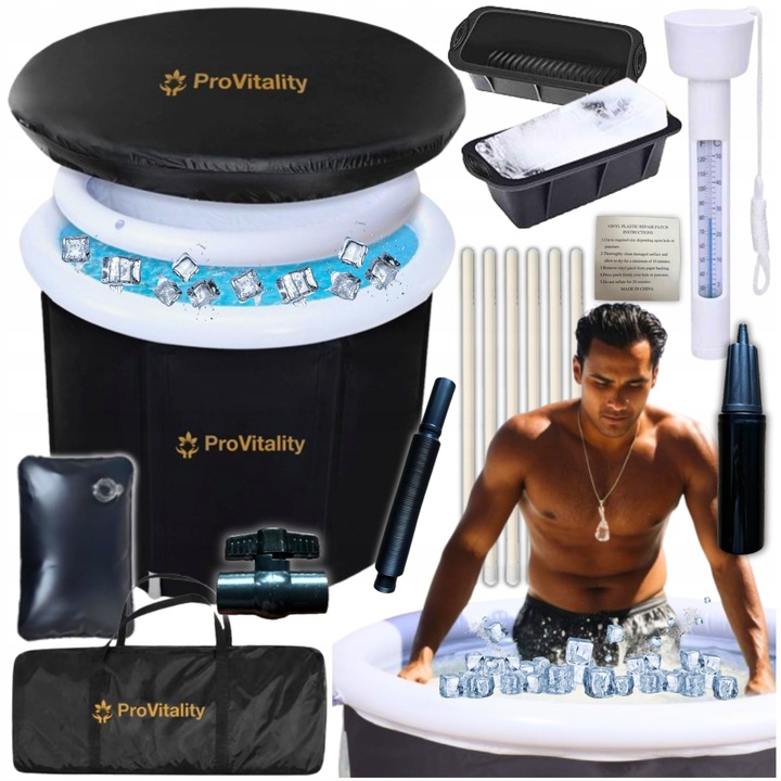 Basen do morsowania XL beczka dmuchana przenośna ZESTAW wieko