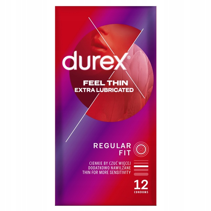 Prezerwatywy DUREX FETHERLITE ELITE cienkie 12 szt