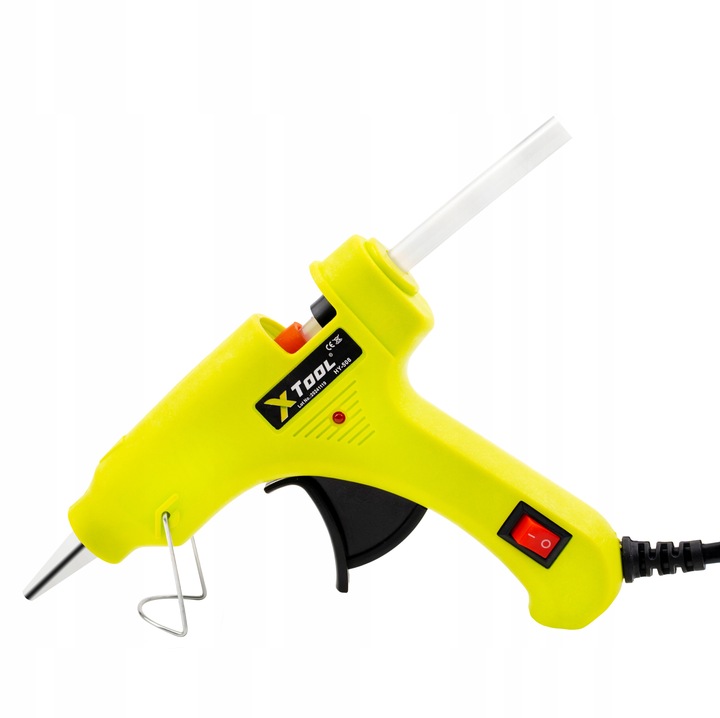 PISTOLET DO KLEJU NA GORĄCO DO KLEJENIA KLEJARKA KLEJ 20x WKŁADY 7mm