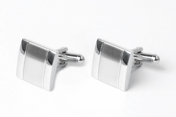 Eleganckie Spinki Spinka do Mankietów Koszuli Metal Męskie + PUDEŁKO s41