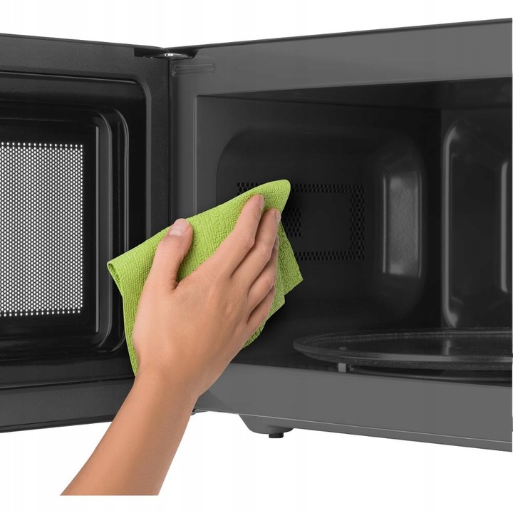 Kuchenka Mikrofalowa Wolnostojąca Mikrofalówka Czarna 700W 20 litrów