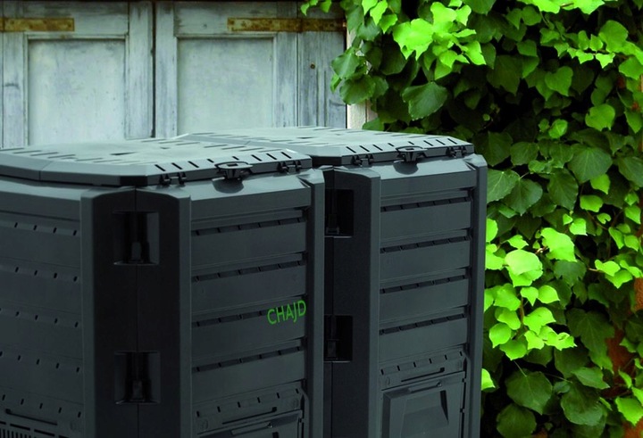 KOMPOSTOWNIK 800L DWUKOMOROWY POPRAWIONY MODEL NEW