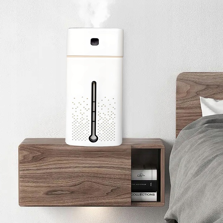 NAWILŻACZ POWIETRZA DYFUZOR ZAPACHOWY AROMATERAPIA 1L LAMPKA LED 3W