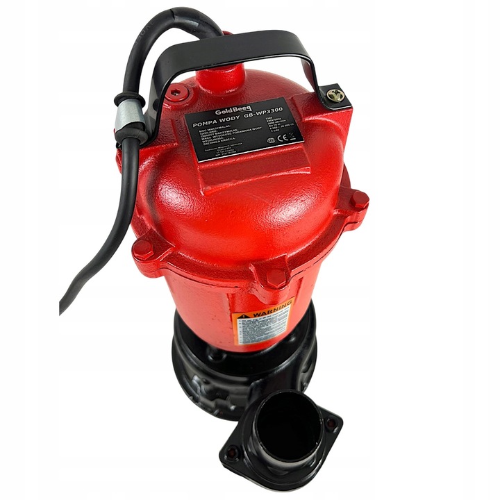 POMPA DO WODY BRUDNEJ CZYSTEJ SZAMBA Z ROZDRABNIACZEM ŻELIWNA 3300W