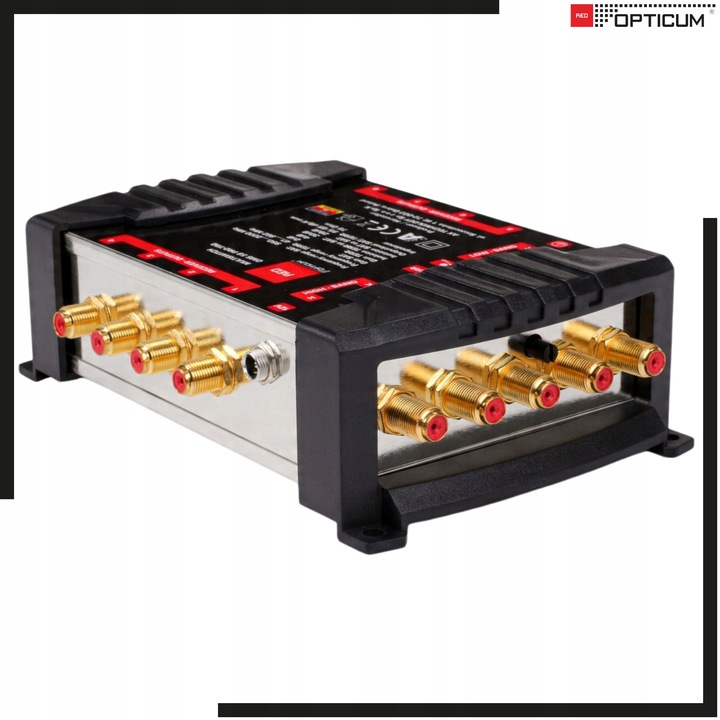 MULTISWITCH OPTICUM OMS 5/8 PRO TRQ 5 WEJŚĆ 8 WYJŚĆ SAT NAZIEMNA DVB T