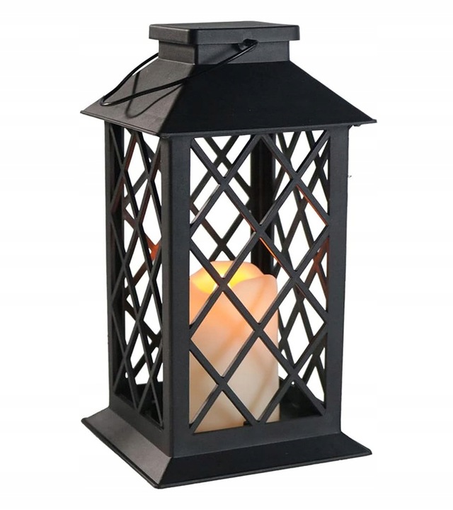 2x Znicz solarny LED Latarenka Lampion Czujnik Zmierzchu św. 10 000