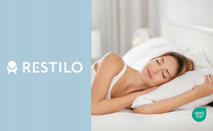 RESTILO Poszewki 2szt jersey 100% bawełna czesana na poduszkę 40x80 szary