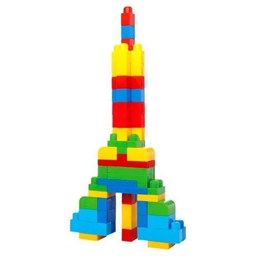 MBL Klocki 80 elementów Torba niebieska