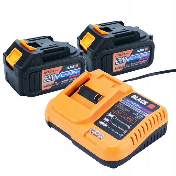 MEGA ZESTAW NARZĘDZI AKU 2X 4AH 21V 3w1 MŁOT KLUCZ UDAROWY SZLIFIERKA