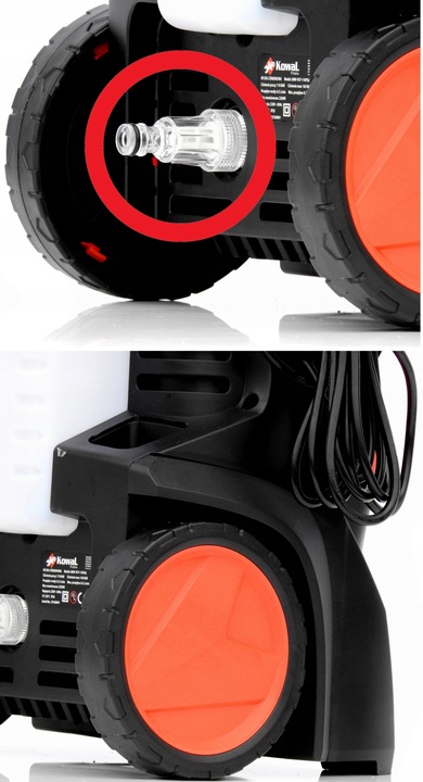 MYJKA CIŚNIENIOWA KOWAL 280B-S samossąca metal pompa BOGATY ZESTAW