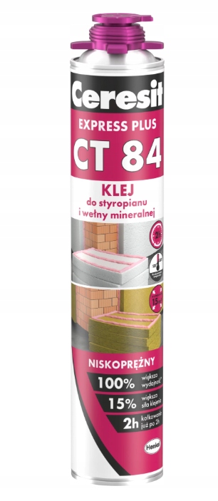 Ceresit CT 84 klej do styropianu i wełny 850 ml