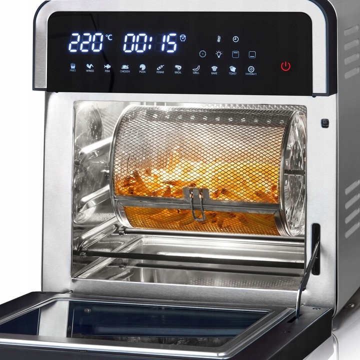 Kosz obrotowy do frytkownicy HFR 8209 i piekarników |stalowy kosz na