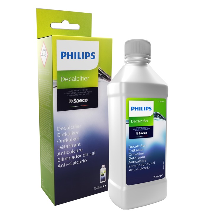 3x Filtr do wody do ekspresu Philips Saeco + Odkamieniacz 250ml +