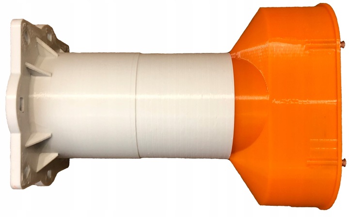 Puszka elektryczna podwójna, elewacyjna 200 mm do styropianu,